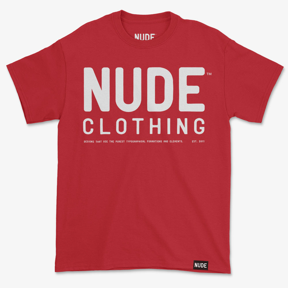 Classic Nude T-Shirt - Red
