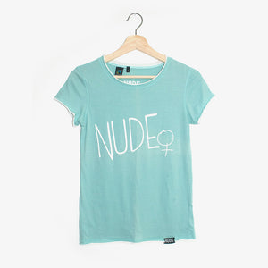 Femme Nude T-Shirt - Teal