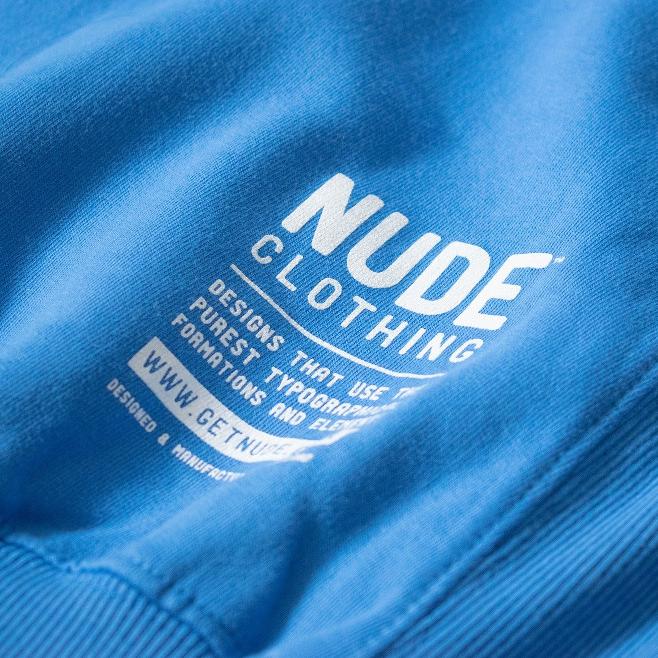 Classic Nude Hoodie - Blue