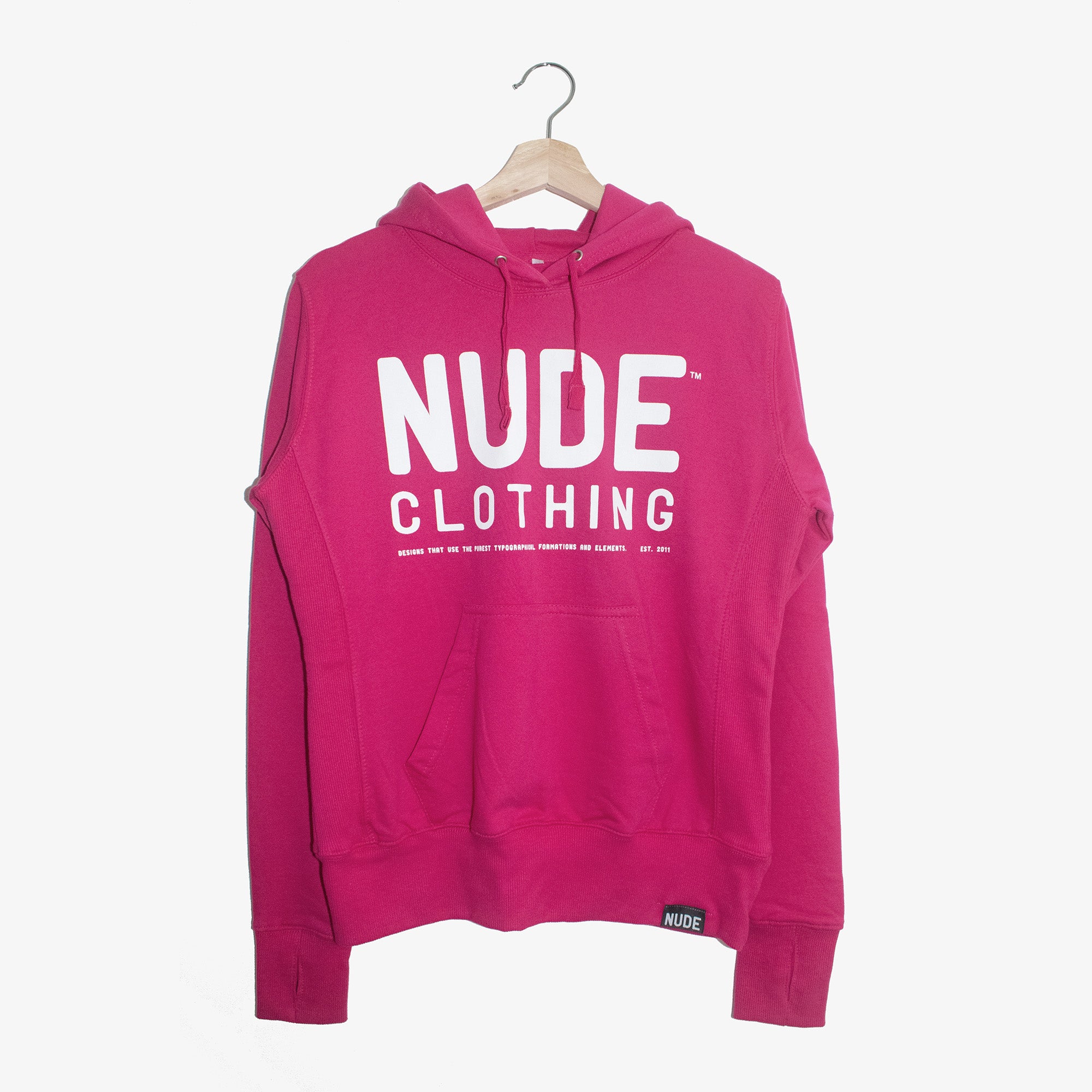 Classic Nude Hoodie - Pink